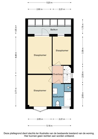 Plattegrond - Carisven 13, 6413 PB Heerlen - Carisven 13 Heerlen - Verdieping 2D.jpg